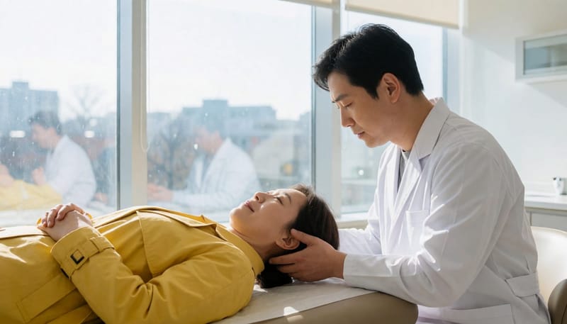 이석정복술은 의료진이 자세 변화를 통해 이석을 제자리로 되돌리는 시술입니다.