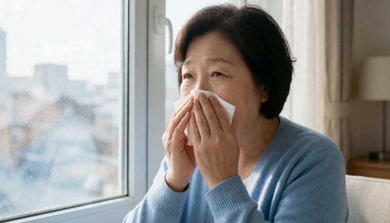 환절기 아침, 반복되는 재채기와 콧물