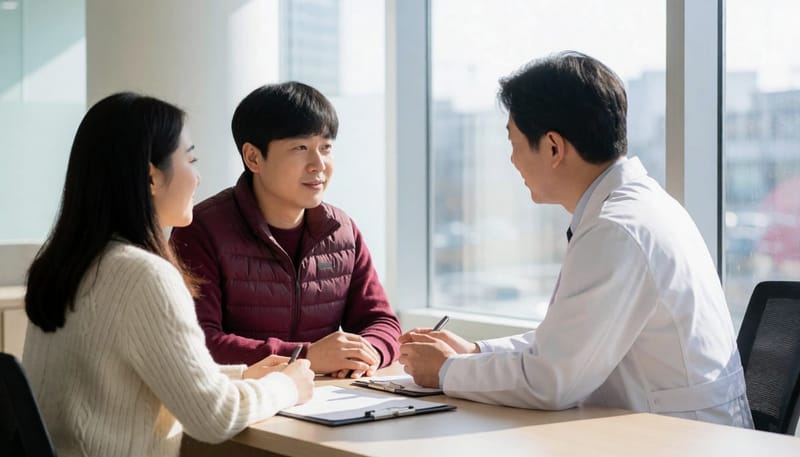 검사나 치료를 시작하기 전, 의료진과의 상담을 통해 본인의 상태와 절차를 확인하는 과정이 필요합니다.
