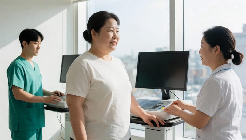 전산화 동적자세검사로 균형 유지 능력을 정밀하게 측정합니다
