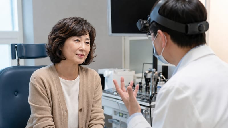 코골이가 반복된다면 이비인후과 진료를 통해 원인을 확인해볼 수 있습니다.