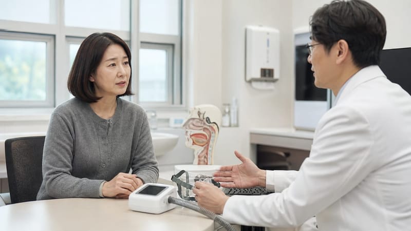 동반 증상을 확인하며 진행하는 코골이 관련 진료 상담