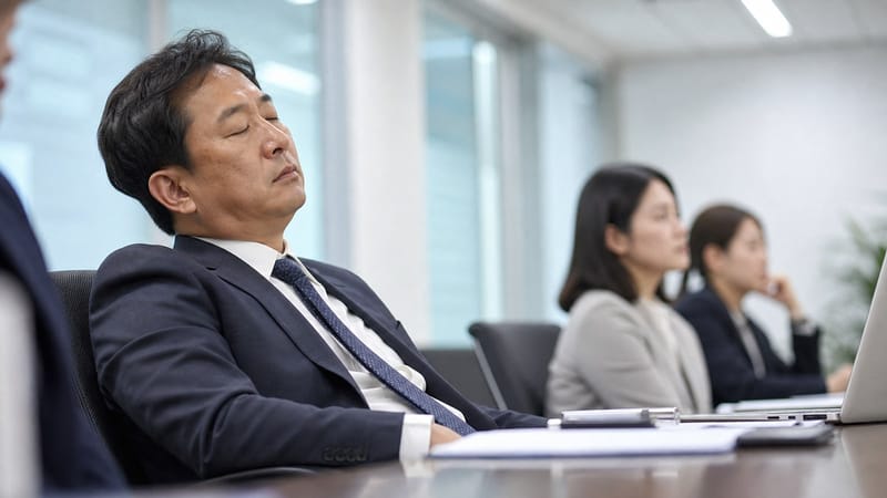 홍제역 코골이, 회의 중 쏟아지는 졸음의 진짜 원인일까요