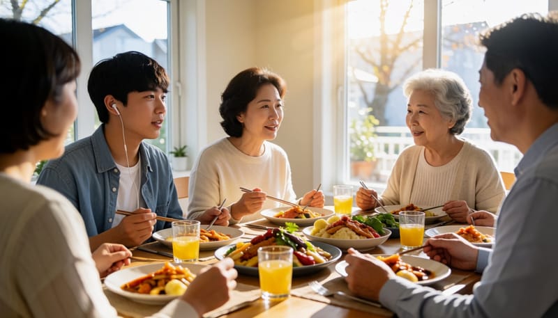 홍제역 난청, 식탁 위 세 세대가 보여주는 서로 다른 신호