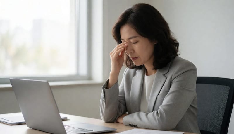 낮 동안 반복되는 졸림은 단순한 피로가 아닌 수면 문제의 신호일 수 있습니다.