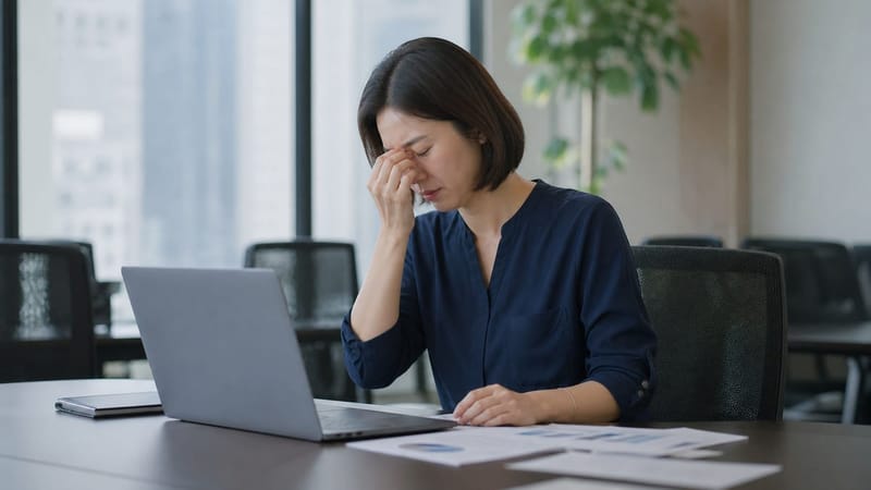 업무 중 반복되는 졸음은 단순 피로와 구분해 살펴볼 필요가 있습니다.