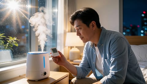 독립문역 수면무호흡증, 습도 40% 아래로 떨어지면 코골이가 달라집니다