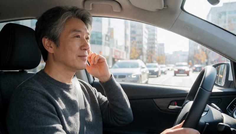 출근길 운전 중 졸음이 반복된다면 수면 상태를 점검해볼 필요가 있습니다.