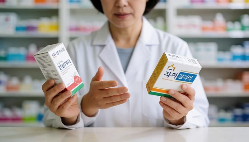 상황에 맞는 소화제를 안내하는 약사