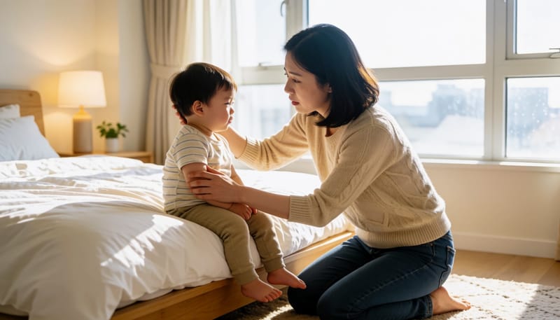 아기가 침대에서 떨어졌는데 지켜봐도 될까요? 48시간 관찰법