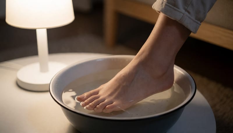 발톱 옆살이 빨갛게 부어 걸을 때마다 아파요, 오늘 밤 관리 3단계