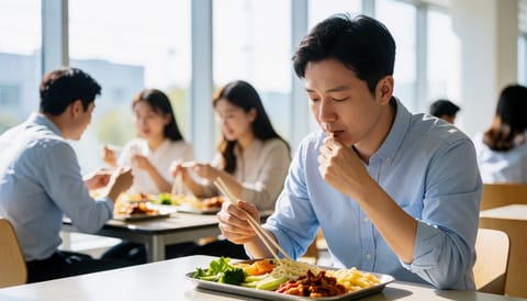 턱 밑이 부었다가 밥 먹으면 더 아파요, 점심시간마다 긴장되는 이유