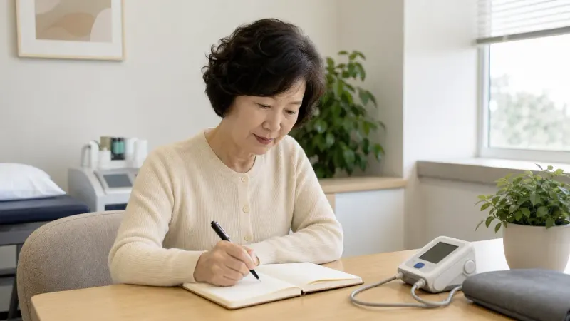 취침·기상 시각과 낮잠 여부를 기록하는 수면일지는 진단 과정의 초기 단계에서 흔히 쓰입니다.