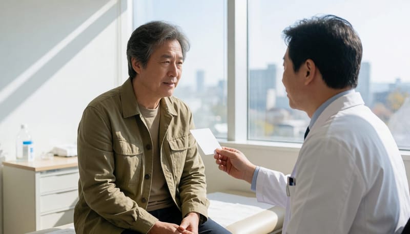 후각검사는 냄새 카드로 식별 능력을 확인하는 방식으로 진행됩니다.