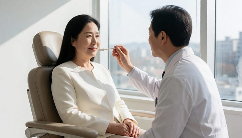 고령층은 삼킴 곤란이나 목소리 변화가 동반되면 인두 시진을 통한 확인이 필요합니다.