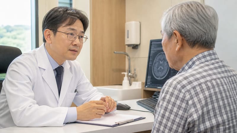 만성질환이 있는 고령층은 수액 전 진료로 상태를 먼저 확인합니다