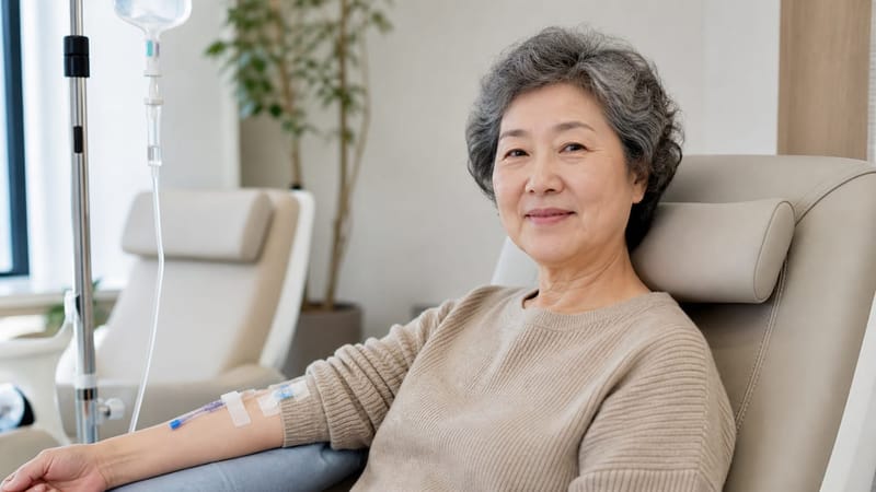 고령층은 탈수와 만성질환이 겹쳐 있어 수액 투여 전 확인할 항목이 더 많습니다.