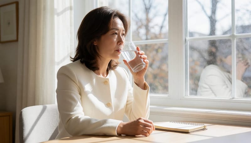 생활 속 수분 섭취와 휴식 기록이 피로 관리의 첫 단계입니다