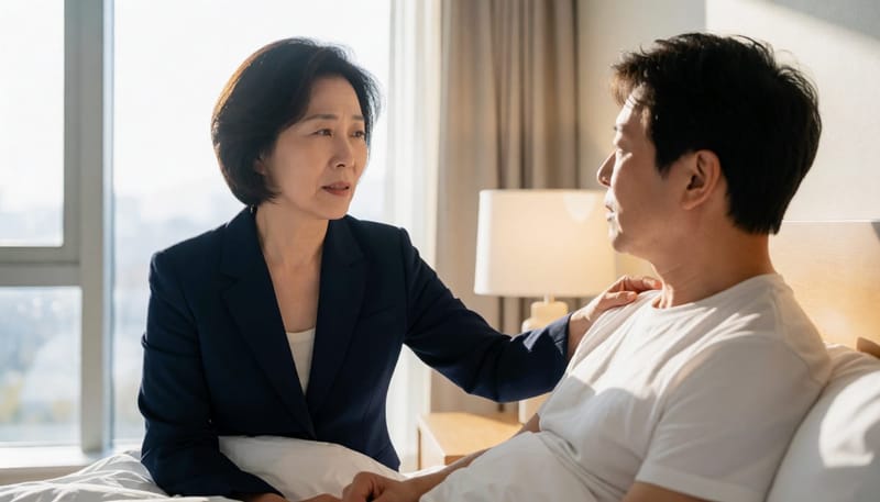 가족이 무호흡 순간을 목격하는 것도 진단의 중요한 단서가 됩니다.