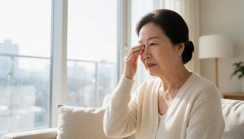 충분히 잔 것 같아도 낮 동안 졸음이 반복된다면 수면무호흡 관련 증상일 수 있습니다.