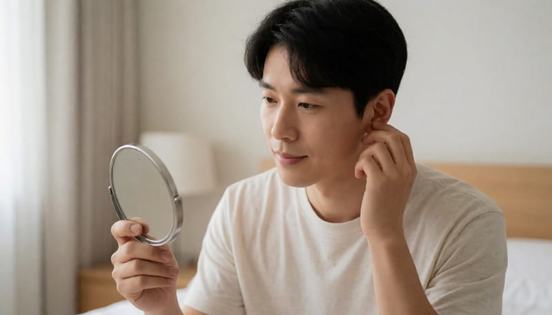 환절기만 되면 피어싱한 자리가 자꾸 두툼하게 부풀어요