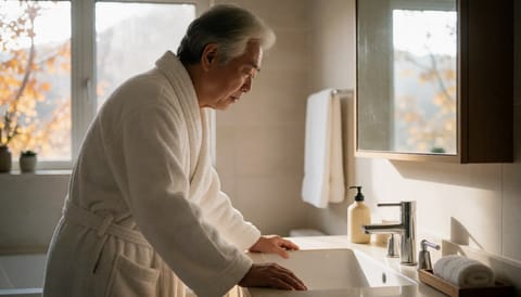 환절기 아침, 귀가 안 들리면서 동시에 어지러워요