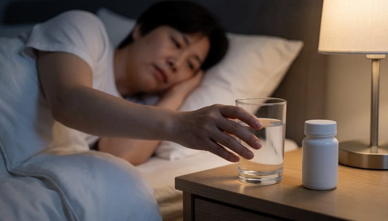 열대야 밤, 약먹고 눕기 습관과 위식도역류의 관계