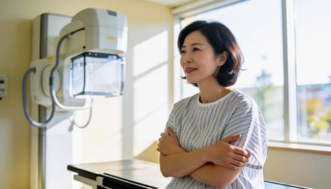 유방암 검진 기계로 누르니까 너무 아파요, 참아야 하나요