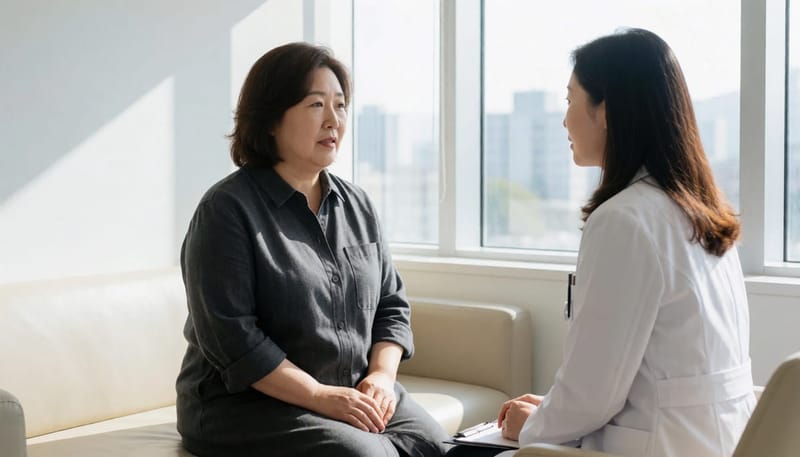 다낭성난소증후군이나 자궁근종은 월경 패턴 변화로 먼저 드러나는 경우가 많습니다.