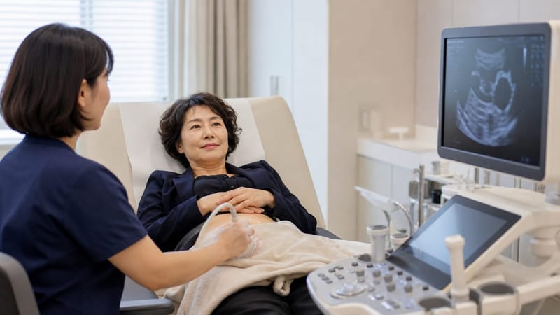골반 초음파와 분비물 검사는 골반염 확인에 기본적으로 활용되는 검사입니다