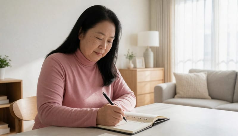 달력에 검진일을 미리 표시해두면 일정을 놓치지 않습니다