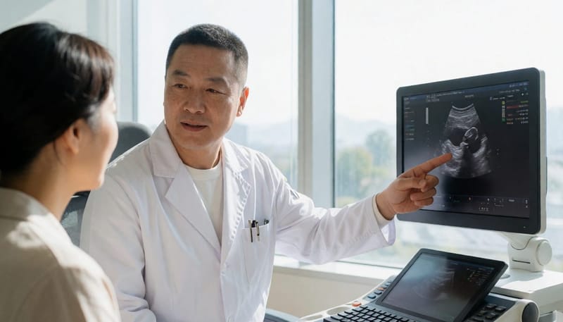 골반 초음파 검사는 보통 10~15분 안팎으로 진행되며 특별한 사전 준비가 필요하지 않습니다.