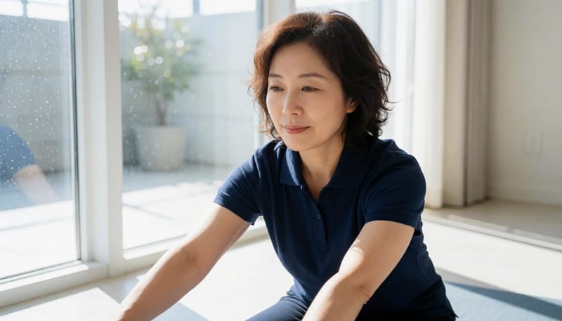 가벼운 스트레칭이나 걷기는 골반 혈류를 개선해 생리통 완화에 도움이 될 수 있습니다.