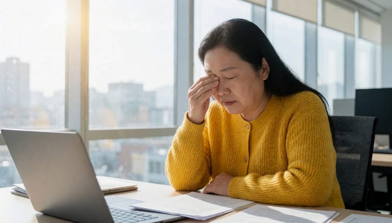 만성적인 피로와 집중력 저하는 업무와 일상에 직접적인 영향을 줍니다.