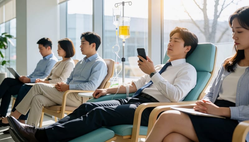 망포 영양수액, 피곤함과 업무 집중력 사이의 신호