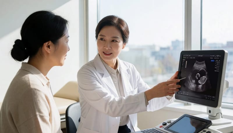검진 결과에서 추가 확인이 필요하다는 안내를 받으면 세부 설명을 함께 듣는 과정이 이어집니다.