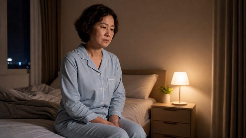 야간뇨로 잠에서 깨는 일이 잦다면 요실금 여부를 함께 살펴볼 필요가 있습니다.