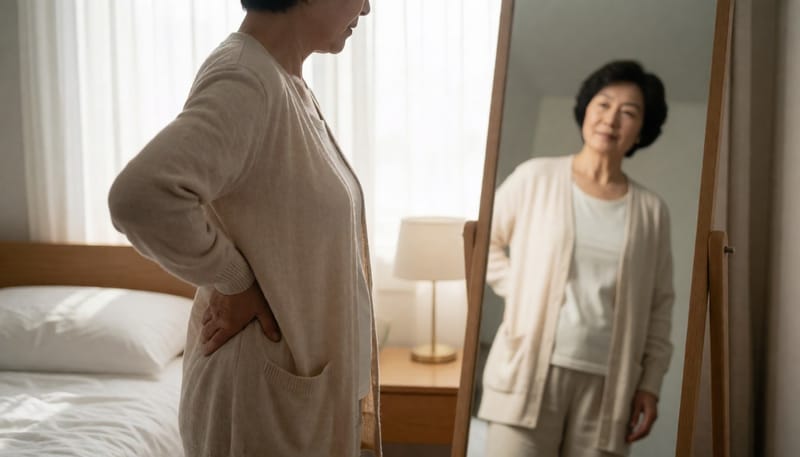 완경 이후 키가 줄고 등이 굽어요, 자가관리로 늦추는 방법