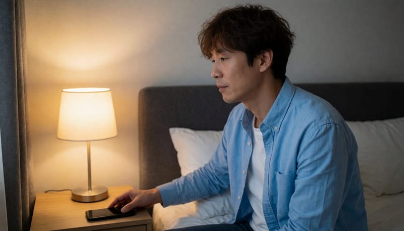 취침 2시간 전 화면 노출을 줄이고 조명을 낮추는 습관은 수면 효율을 끌어올리는 데 도움이 될 수 있습니다.