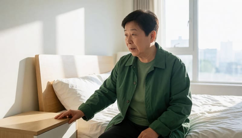 자리에서 일어나다 어지럼증을 느끼는 순간