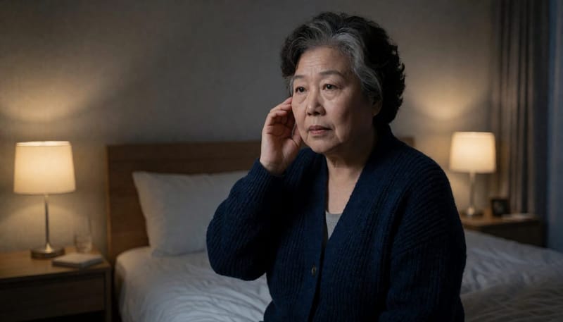 밤이 되면 더 선명하게 들리는 이명, 많은 사람이 겪는 흔한 증상입니다.