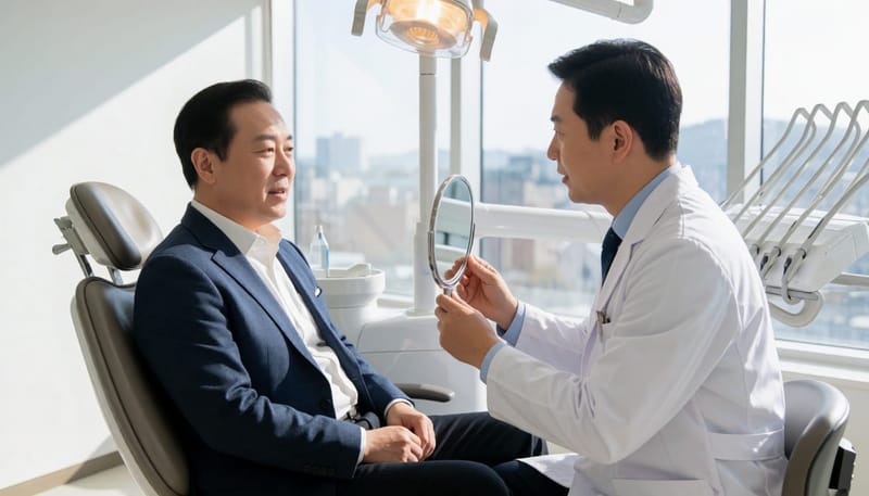 구강 내 장치는 아래턱을 앞으로 당겨 기도 공간을 넓히는 방식으로 작동합니다.