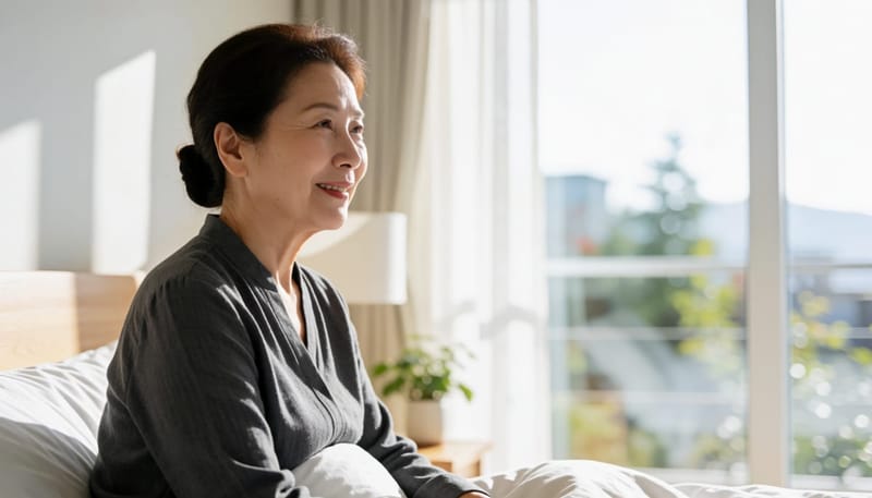 나이가 들수록 코골이와 함께 혈압 변화를 살펴야 하는 이유를 보여주는 장면