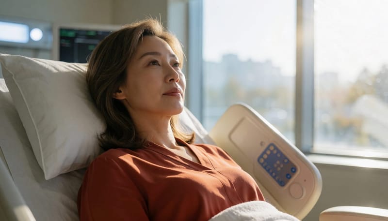 수면다원검사는 병원에서 하룻밤을 보내며 뇌파와 호흡, 산소포화도를 함께 기록합니다
