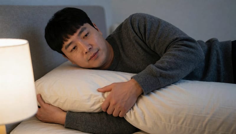 옆으로 눕는 자세로 바꾸는 잠자리 습관