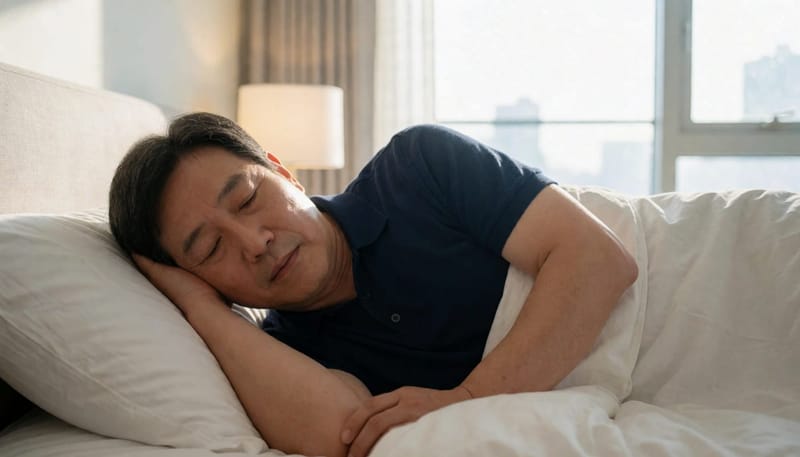 가족이 먼저 숨소리의 변화를 알아채는 경우가 많습니다.
