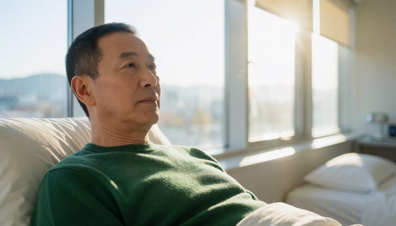 수면다원검사는 하룻밤 동안 뇌파와 호흡, 산소포화도를 함께 기록합니다.