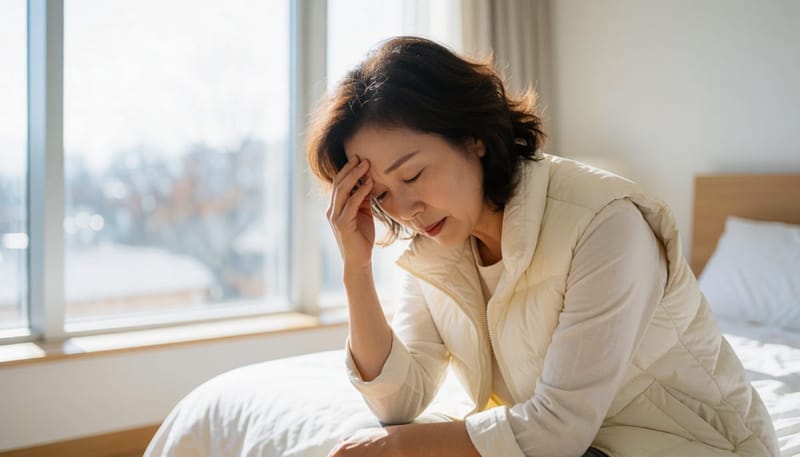무호흡이 반복되면 아침에 두통이나 개운하지 않은 느낌으로 이어질 수 있습니다.