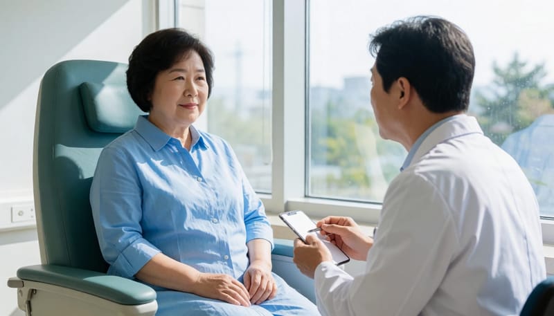 후두내시경 검사는 코를 통해 가느다란 내시경을 넣어 후두 점막 상태를 직접 확인합니다.