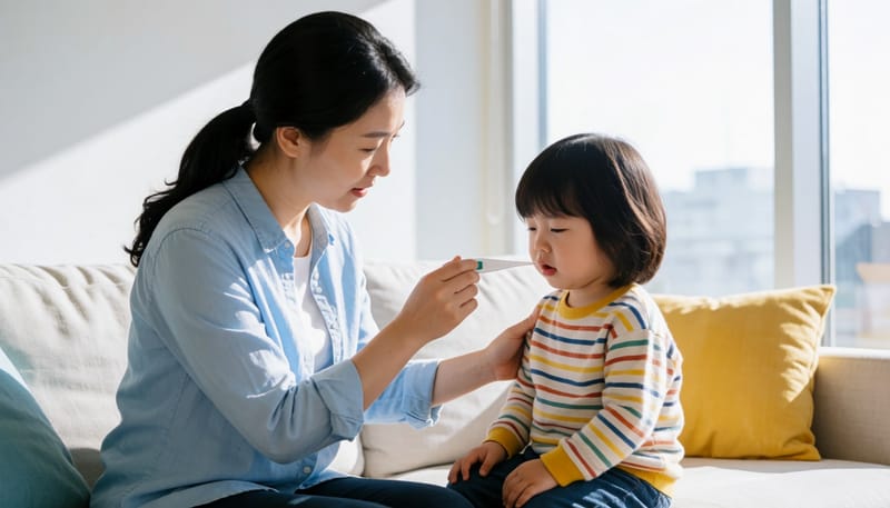 아이가 열흘 넘게 기침하는데 마이코플라즈마라는 말을 들었어요